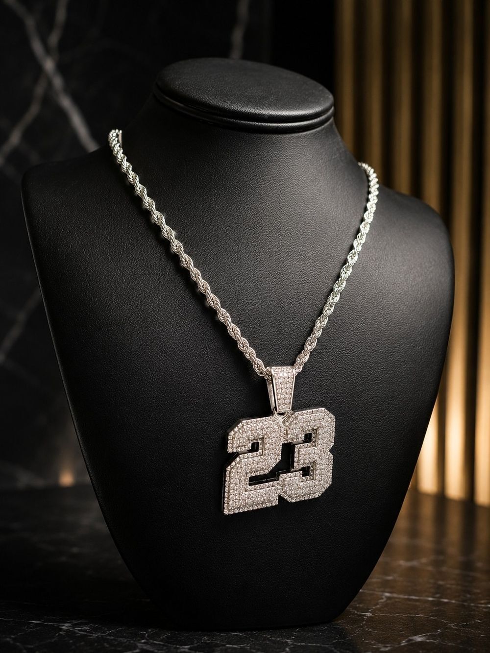 Iced Out Hip Hop 23 Necklace